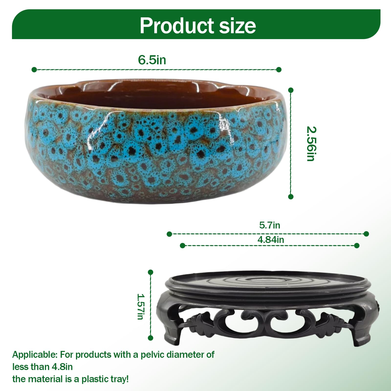 Amazon.com : HISAKYST Lotus Bowl Planter，Round Lotus Bowl，Bowl